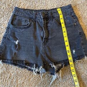 Wild Fable Black Distressed Jean Shorts Size 4 G-27